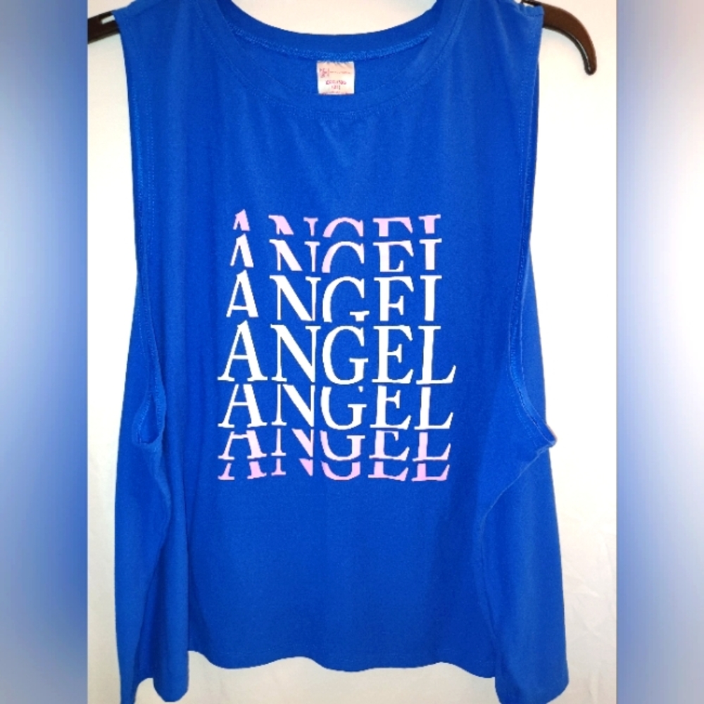 Plus size No Boundaries Angel tank top
